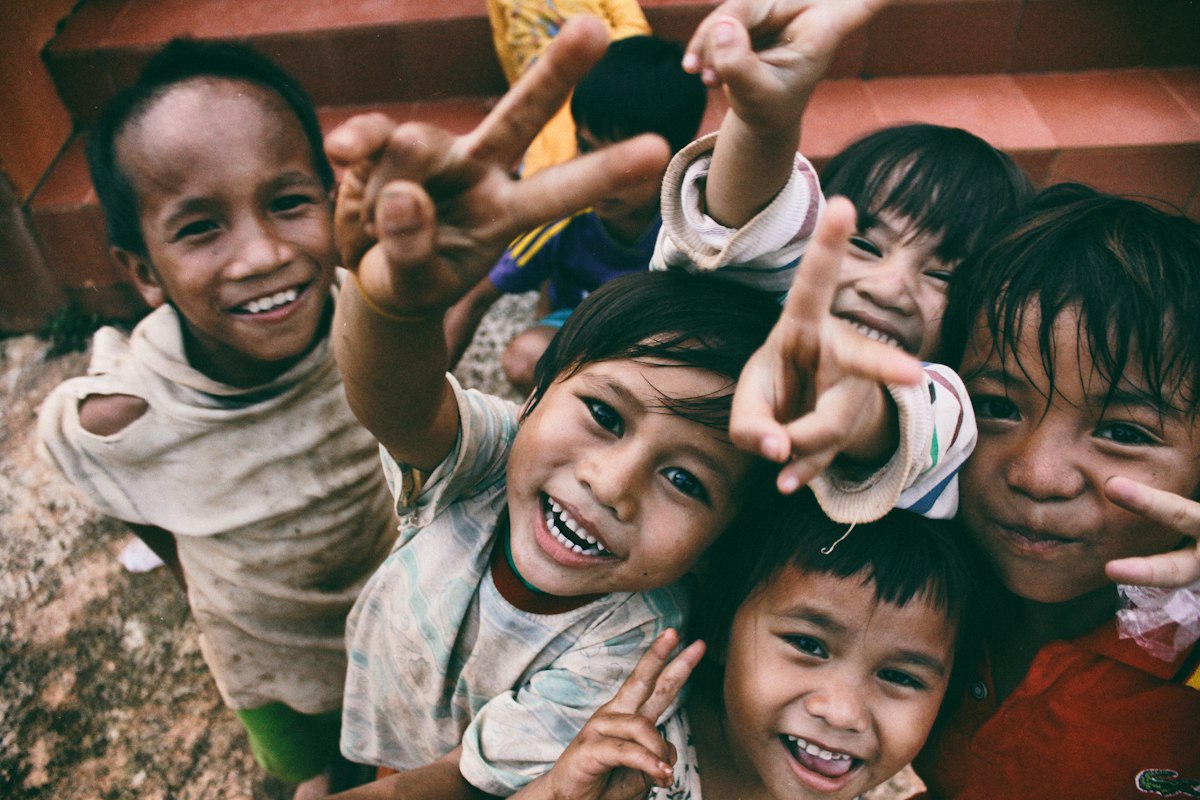Happy child supported by CharitySmith donors